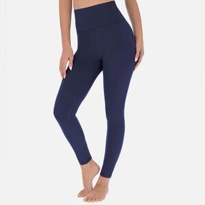 High-Waisted Navy Leggings